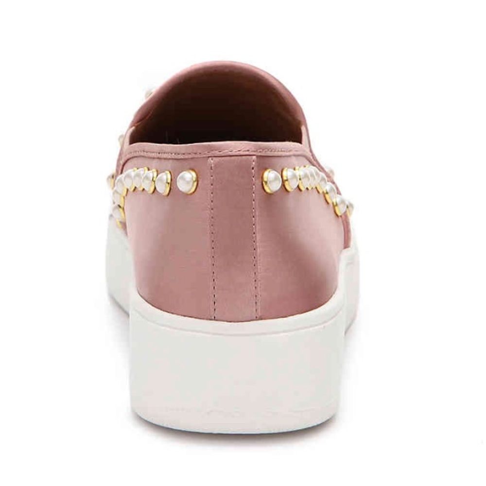 Steve Madden Pink & Pearls Slip On Sneaker - Picture 4 of 6